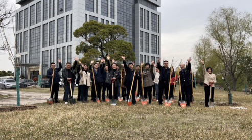 【道德讲堂】市交通产业集团如皋港板块开展“‘植’此新绿、不负春光”道德讲堂活动